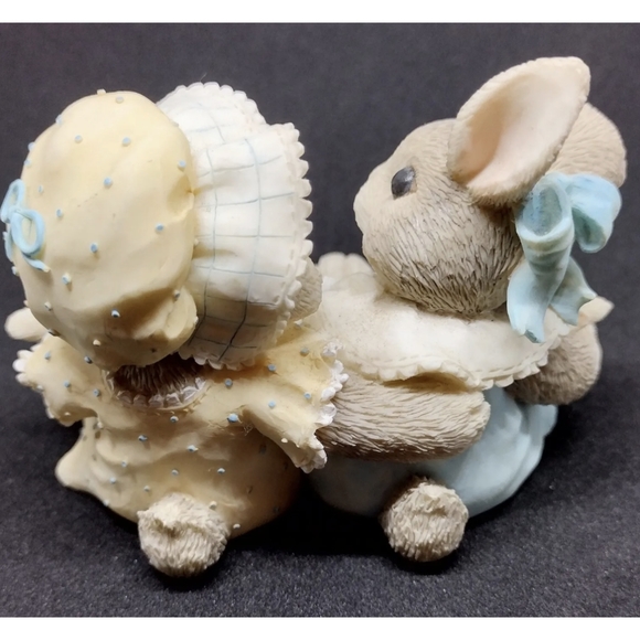 1995 Enesco My Blushing Bunnies "I'm Blessed To Have A Friend Like You" Figurine - Picture 2 of 10